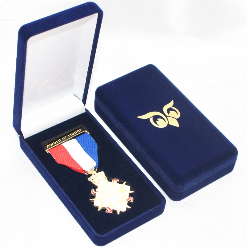 Αντικείμενο D-17L στρογγυλό σχήμα Velvet Box για νόμισμα, κολιέ και σήμα, mm.60*113*25, βάρη περίπου 56g