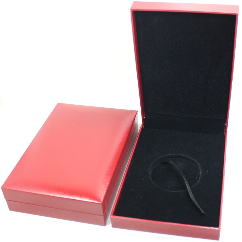 Στοιχείο V-15S ορθογώνιο Δερματίνη Χαρτί κουτί για μετάλλιο 75 * 120 mm, κέρμα και σήμα, κλπ. Mm. 97 * 143 * 34, βάρη περίπου 170g